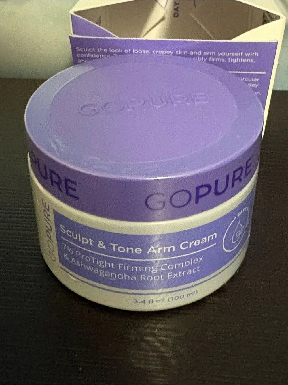 GOPURE Sculpt & Tone Arm Cream. 3.4 fl oz. New in box.